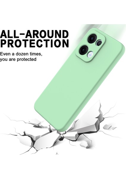 Oppo RENO13 5g (Global) Sıvı Silikon Kılıf Telefon Arka Kapağı El Kayışı Ile-Yeşil (Yurt Dışından) indirimleri