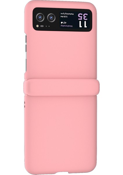 Motorola Razr 40 5g Kılıf Cilt Dokunma Menteşe Koruma Telefon Kılıfı-Pembe (Yurt Dışından) fiyatları