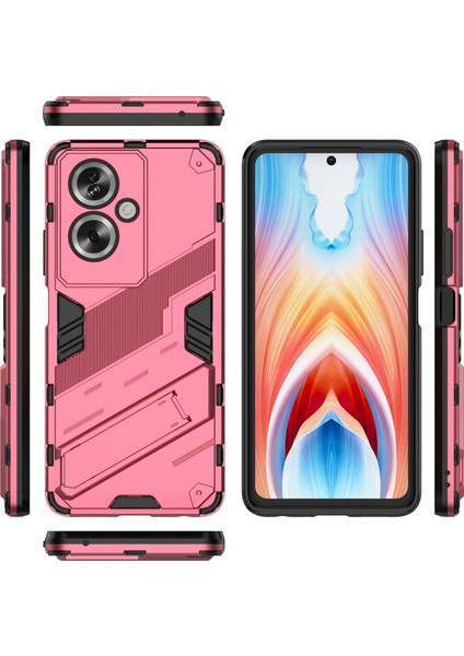 Oppo A79 5g/a2 5g Telefon Kılıfı Çizilmeye Dayanıklı Pc+Tpu Kickstand Kılıfı-Gül (Yurt Dışından) indirimleri