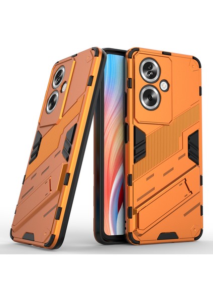 Oppo A79 5g/a2 5g Telefon Kılıfı Çizilmeye Dayanıklı Pc+Tpu Kickstand Kılıfı-Turuncu (Yurt Dışından) fırsatları