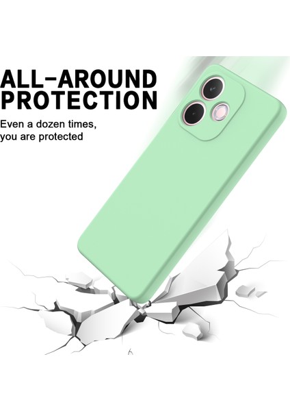 Oppo A5 Pro 4g(Global)/5g(Global)/a5 Energy 5g(China) Sıvı Silikon Kılıf Telefon Arka Kapağı El Kayışı Ile-Yeşil (Yurt Dışından) indirimleri