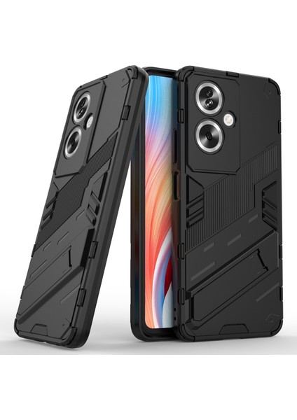 Oppo A79 5g/a2 5g Telefon Kılıfı Çizilmeye Dayanıklı Pc+Tpu Kickstand Kılıfı-Siyah (Yurt Dışından) fırsatları