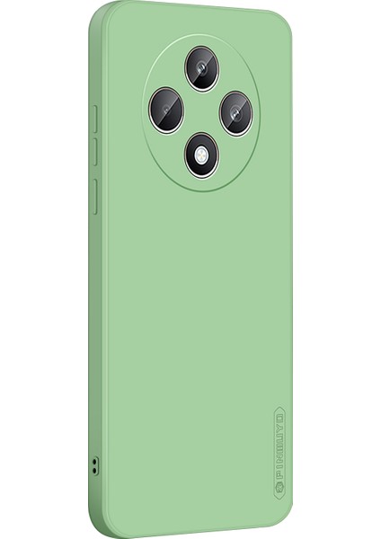 Pınwuyo Jk Dokunmatik Serisi Oppo RENO12 F 5g/4g Kılıf Ipeksi Dokunmatik Yumuşak Tpu Telefon Arka Kapağı-Matcha Yeşili (Yurt Dışından)