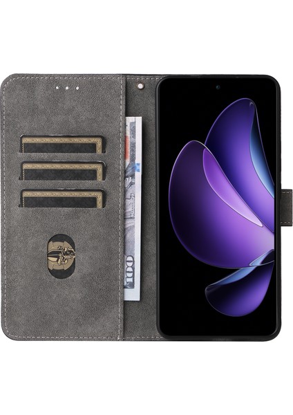 Oppo RENO13 F 5g/4g Cüzdan Kılıfı Rfıd Engelleme Pu Deri Kapak Standı Görünüm-Mor (Yurt Dışından) modelleri