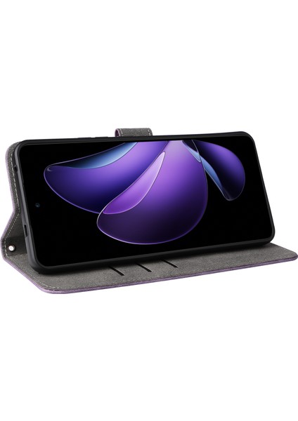 Oppo RENO13 F 5g/4g Cüzdan Kılıfı Rfıd Engelleme Pu Deri Kapak Standı Görünüm-Mor (Yurt Dışından) fırsatları