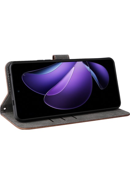 Oppo RENO13 F 5g/4g Cüzdan Kılıfı Rfıd Engelleme Pu Deri Kapak Standı Görünüm-Kahverengi (Yurt Dışından) fırsatları