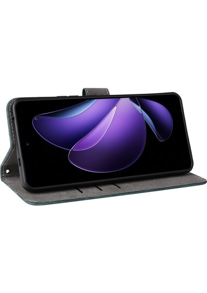 Oppo RENO13 F 5g/4g Cüzdan Kılıfı Rfıd Engelleme Pu Deri Kapak Standı Görünüm-Yeşil (Yurt Dışından) fırsatları