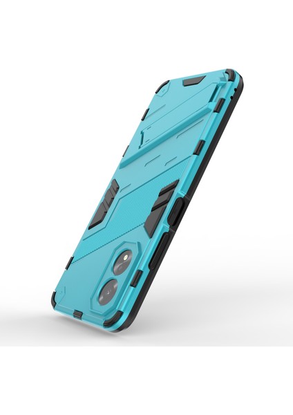 Oppo A38 4g Kılıf Çizilmeye Dayanıklı Kickstand Cep Telefonu Kılıfı-Bebek Mavisi (Yurt Dışından) modelleri