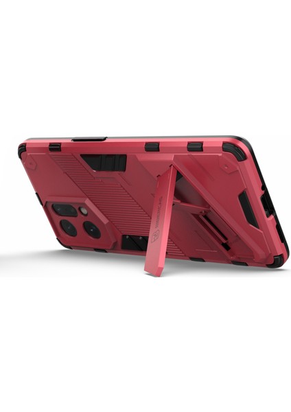 Oppo Find X5 Için Iyi Korunan Çizilmez Sert Pc + Yumuşak Tpu Cep Telefonu Kılıfı Kickstand Kapağı-Gül (Yurt Dışından) indirimleri