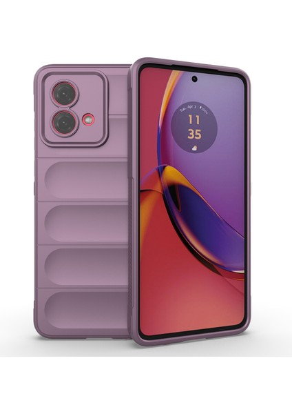 Motorola Moto G84 5g Kılıf Çizilmez Sağlam Telefon Tpu Kılıfı-Açık Mor (Yurt Dışından)