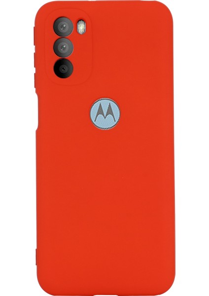 Motorola Moto G51 5g Sıvı Silikon Telefon Kılıfı Yumuşak Mikrofiber Astar Ipeksi Yumuşak Koruyucu Kılıf Kayışlı-Kırmızı (Yurt Dışından) modelleri