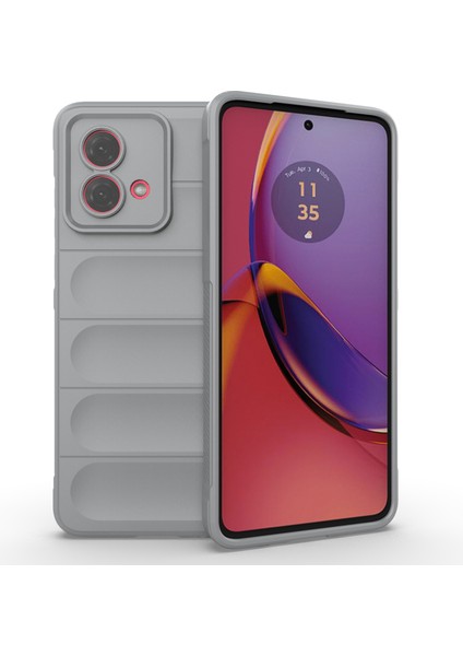Motorola Moto G84 5g Kılıf Çizilmez Sağlam Telefon Tpu Kılıfı-Açık Gri (Yurt Dışından)