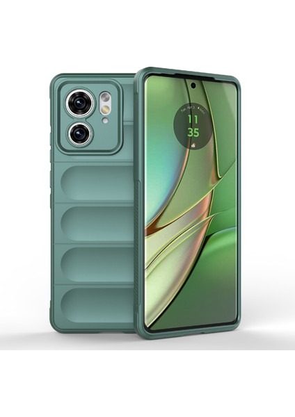 Motorola Edge 40 5g Darbeye Dayanıklı Sağlam Telefon Kılıfı-Yeşil Tpu Telefon Kılıfı (Yurt Dışından)