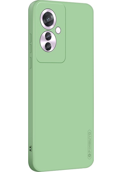 Pınwuyo Jk Dokunmatik Serisi Oppo RENO11 F 5g Kılıf Ipeksi Dokunmatik Yumuşak Tpu Telefon Arka Kapağı-Matcha Yeşili (Yurt Dışından)