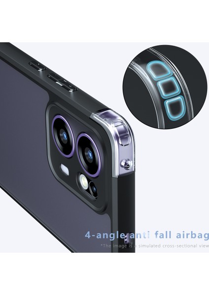 Oppo RENO13 F 5g Kılıf Düşmeye Dayanıklı Tpu+Pc Mat Arka Telefon Kılıfı (Yurt Dışından) fırsatları