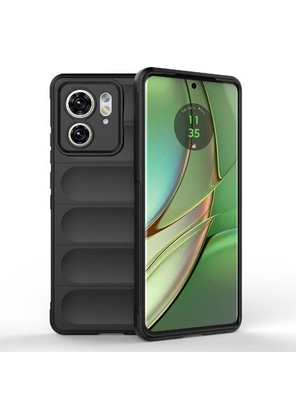 Motorola Edge 40 5g Darbeye Dayanıklı Sağlam Telefon Kılıfı-Siyah Tpu Telefon Kılıfı (Yurt Dışından)