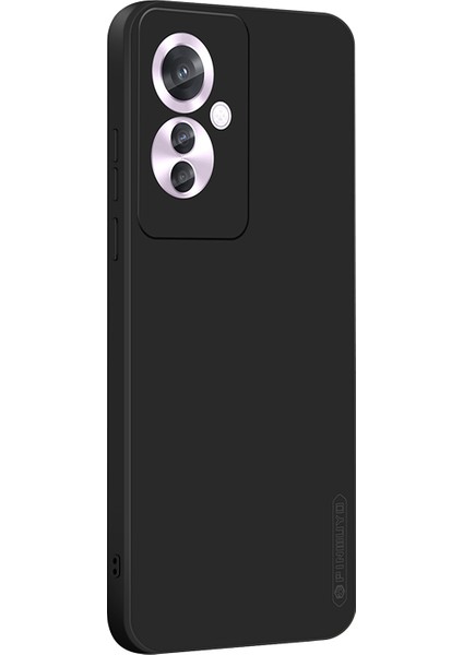 Pınwuyo Jk Dokunmatik Serisi Oppo RENO11 F 5g Kılıfı Ipeksi Dokunmatik Yumuşak Tpu Telefon Arka Kapağı-Siyah (Yurt Dışından)