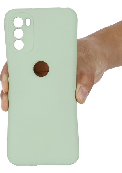 Motorola Moto G51 5g Sıvı Silikon Telefon Kılıfı Yumuşak Mikrofiber Astar Ipeksi-Yumuşak Koruyucu Kılıf Kayışlı-Yeşil (Yurt Dışından) modelleri