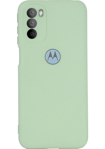Motorola Moto G51 5g Sıvı Silikon Telefon Kılıfı Yumuşak Mikrofiber Astar Ipeksi-Yumuşak Koruyucu Kılıf Kayışlı-Yeşil (Yurt Dışından) fırsatları