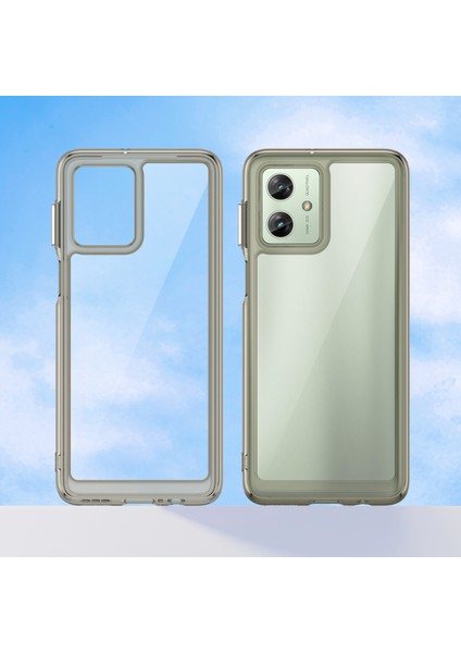 Motorola Moto G54 5g Tpu+Akrilik Kılıf Şeffaf Arka Telefon Kılıfı-Şeffaf Gri (Yurt Dışından) modelleri