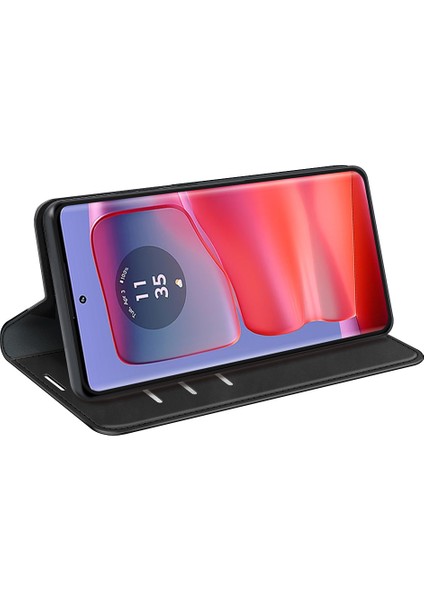 Motorola Edge 50 Pro 5g Kılıf Cüzdan Kart Tutucu Cilt Dostu Deri Cep Telefonu Kılıfı-Siyah (Yurt Dışından) modelleri