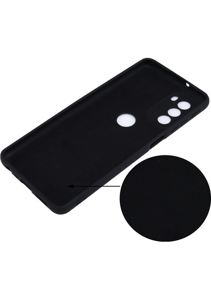 Motorola Moto G51 5g Sıvı Silikon Telefon Kılıfı Yumuşak Mikrofiber Astar Ipeksi Yumuşak Koruyucu Kılıf Kayışlı-Siyah (Yurt Dışından) indirimleri