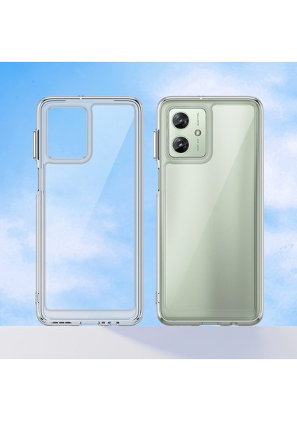 Motorola Moto G54 5g Tpu+Akrilik Kılıf Şeffaf Arka Telefon Kılıfı-Şeffaf (Yurt Dışından) modelleri