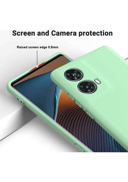 Motorola Moto G85 5G/S50 Neo 5g Kılıf Bilek Kayışlı Sıvı Silikon Telefon Kılıfı-Yeşil (Yurt Dışından) fırsatları