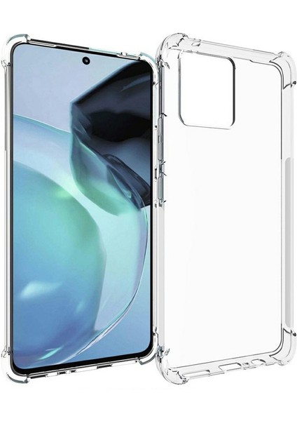 Motorola Moto G72 4g Için Şeffaf Tpu Telefon Kılıfı, Dört Köşe Şok Emici Çizilmeye Dayanıklı Koruyucu Kaymaz Arka Kapak (Yurt Dışından)