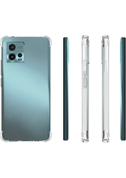 Motorola Moto G72 4g Için Şeffaf Tpu Telefon Kılıfı, Dört Köşe Şok Emici Çizilmeye Dayanıklı Koruyucu Kaymaz Arka Kapak (Yurt Dışından) indirimleri