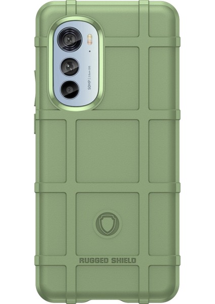 Motorola Edge (2022)5G Grid Kaymaz Aşınmaya Karşı Dayanıklı Kare Telefon Kılıfı Kalınlaştırılmış Tpu Şok Emici Koruyucu-Yeşil (Yurt Dışından) fiyatları