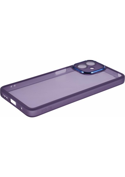 Dksm Serisi Motorola Moto G14 4g Kılıf Elektrokaplama Kamera Çerçeve Tpu Telefon Kılıfı-Şeffaf Mor (Yurt Dışından) modelleri