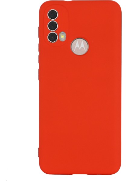 Motorola Moto E20/E30/E40 Sıvı Silikon Koruyucu Kılıf Çizilmez Ince Telefon Kılıfı Kayışlı-Kırmızı (Yurt Dışından) modelleri