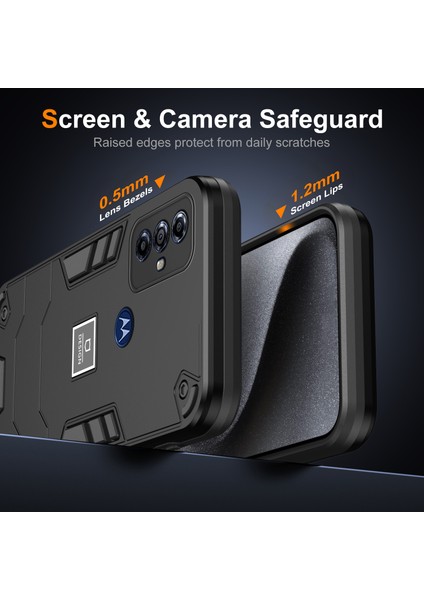 Motorola Moto G Play (2023) 4g Kılıf Kaymaz Telefon Koruyucu Kılıf-Siyah (Yurt Dışından) fiyatları