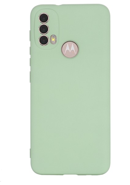 Motorola Moto E20/E30/E40 Sıvı Silikon Koruyucu Kılıf Çizilmez Ince Telefon Kılıfı Kayışlı-Yeşil (Yurt Dışından) modelleri