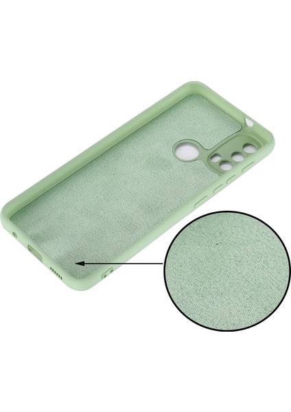 Motorola Moto E20/E30/E40 Sıvı Silikon Koruyucu Kılıf Çizilmez Ince Telefon Kılıfı Kayışlı-Yeşil (Yurt Dışından) fırsatları
