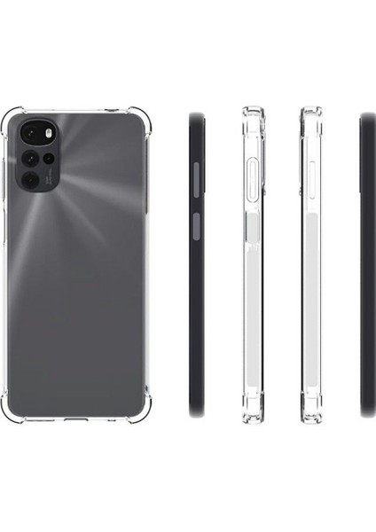 Motorola Moto G22 Yumuşak Tpu Şeffaf Telefon Kılıfı Hafif Dört Köşe Şok Emici Kaymaz Koruyucu Arka Kapak (Yurt Dışından) indirimleri