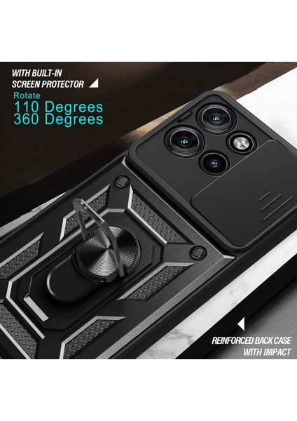 Motorola Edge 50 Neo 5g/moto S50 5g/thinkphone 25 5g Kılıf Sürgülü Kamera Kapağı Pc+Tpu Destekli Telefon Kılıfı-Altın (Yurt Dışından) indirimleri