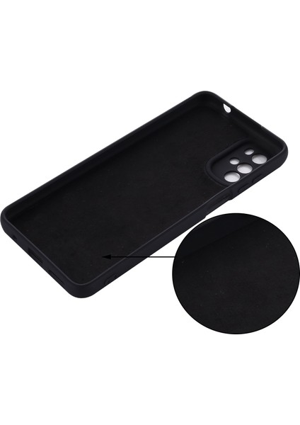 Motorola Moto G22/MOTO E32S 4g Sıvı Silikon Kılıf Yumuşak Çizilmez Mikrofiber Astar Darbeye Dayanıklı Koruyucu Kılıf Kayışlı-Siyah (Yurt Dışından) fiyatları