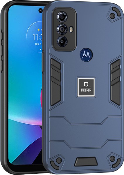 Motorola Moto G Play (2023) 4g Kılıf Kaymaz Telefon Koruyucu Kılıf-Lacivert (Yurt Dışından)