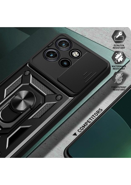 Motorola Edge 50 Neo 5g/moto S50 5g/thinkphone 25 5g Kılıf Sürgülü Kamera Kapağı Pc+Tpu Destekli Telefon Kılıfı-Gül Altını (Yurt Dışından) modelleri