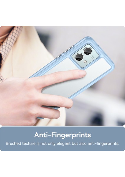 Motorola Moto G84 5g Kılıf Tpu+Akrilik Koruyucu Telefon Kılıfı-Mavi (Yurt Dışından) indirimleri