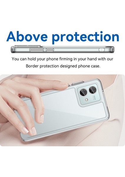 Motorola Moto G84 5g Kılıf Tpu+Akrilik Koruyucu Telefon Kılıfı-Şeffaf (Yurt Dışından) fırsatları