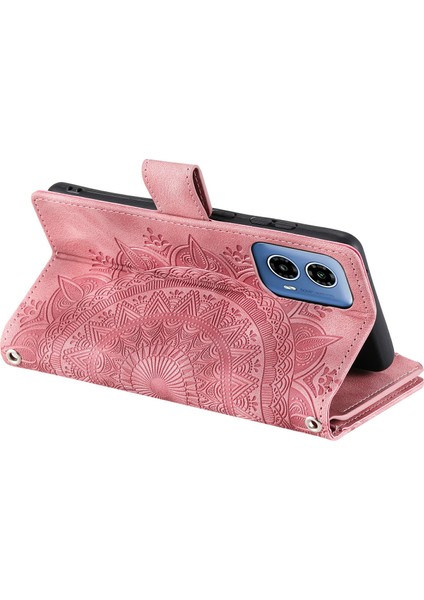 Motorola Moto G45 5G/G34 5g Pu Deri Kapaklı Kapaklı Telefon Kılıfı Kart Yuvaları Ile-Gül Altını (Yurt Dışından) fırsatları