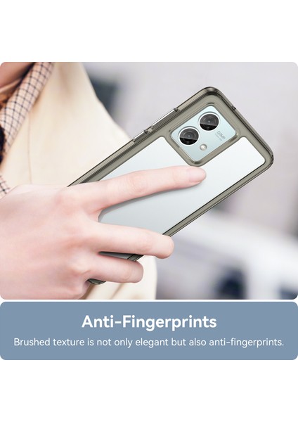Motorola Moto G84 5g Kılıf Tpu+Akrilik Koruyucu Telefon Kılıfı-Şeffaf Gri (Yurt Dışından) indirimleri