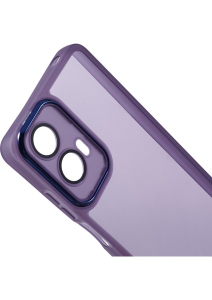 Dksm Serisi Motorola Moto G24 4g Kılıf Elektrokaplama Kamera Çerçevesi Tpu Telefon Kılıfı-Şeffaf Mor (Yurt Dışından) indirimleri