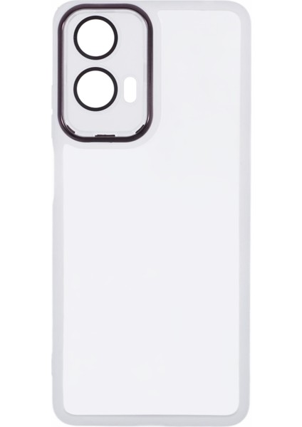Dksm Serisi Motorola Moto G24 4g Kılıf Elektrolizle Kaplanmış Kamera Çerçevesi Tpu Telefon Kılıfı-Şeffaf Beyaz (Yurt Dışından) fiyatları