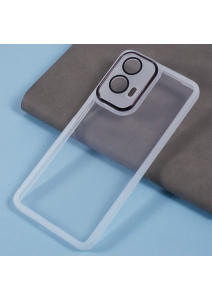 Dksm Serisi Motorola Moto G24 4g Kılıf Elektrolizle Kaplanmış Kamera Çerçevesi Tpu Telefon Kılıfı-Şeffaf Beyaz (Yurt Dışından) fırsatları