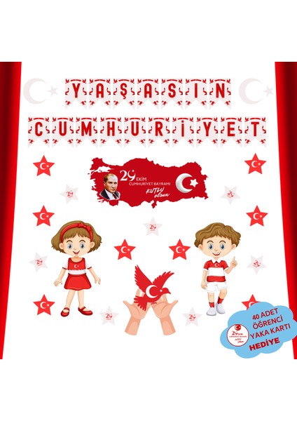 Yaşasın Cumhuriyet Bristol Baskı Pano