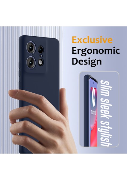 Motorola Edge 50 Pro 5g Kılıf Için Magsafe Anti-Düşme Sıvı Silikon Telefon Kılıfı ve Kordon ile Uyumlu - Koyu Mavi (Yurt Dışından) indirimleri
